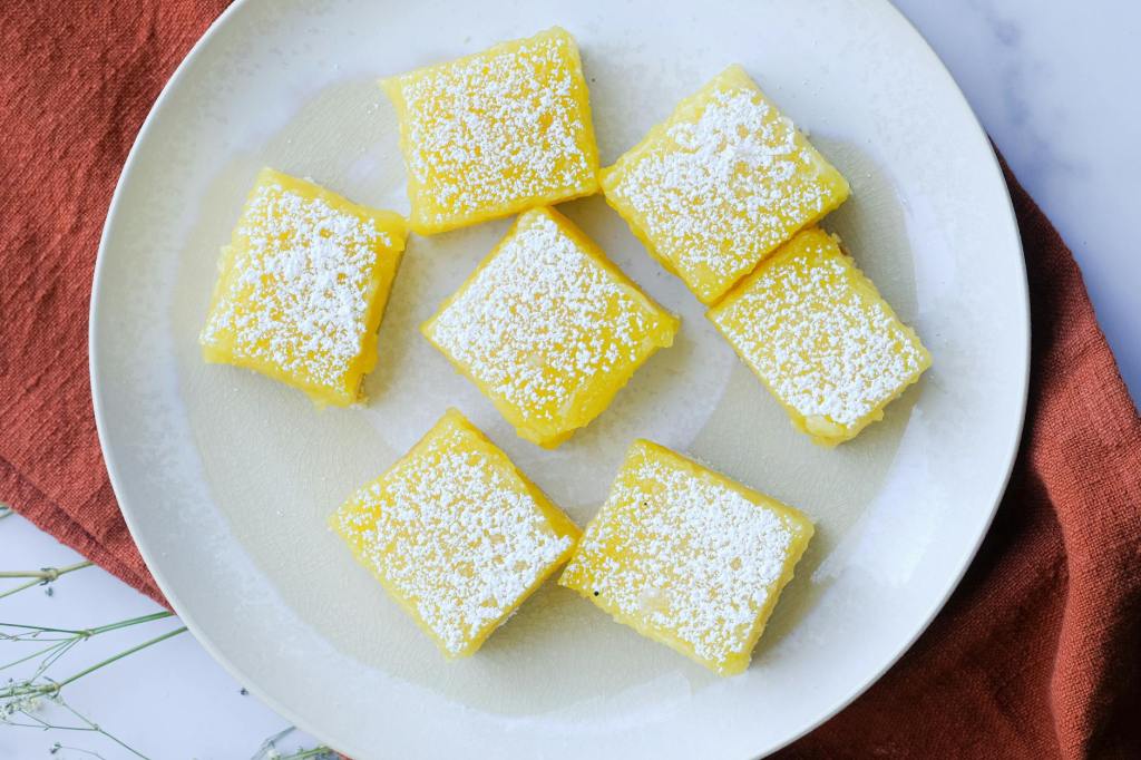 Sourdough Lemon Squares